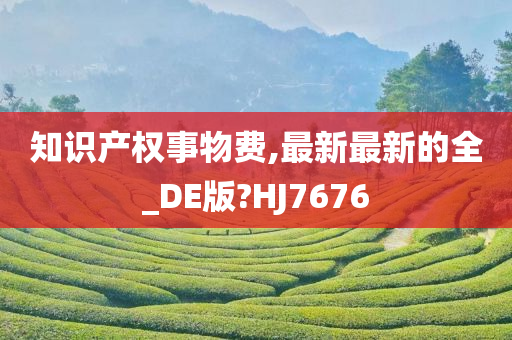 知识产权事物费,最新最新的全_DE版?HJ7676